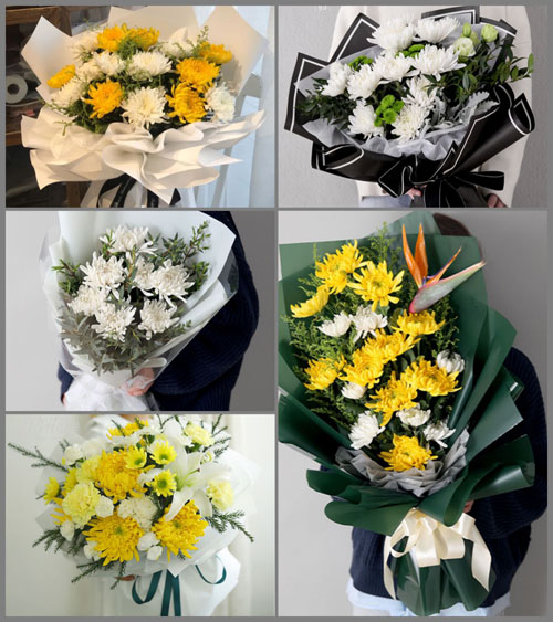 安徽芜湖市无为县陡沟镇忠台村白事花束代送